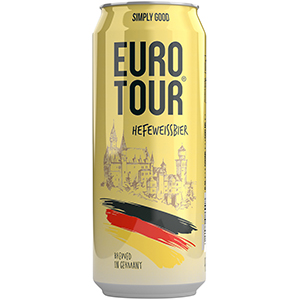 Пиво Eurotour светлое н/ф пш. 0.5 л